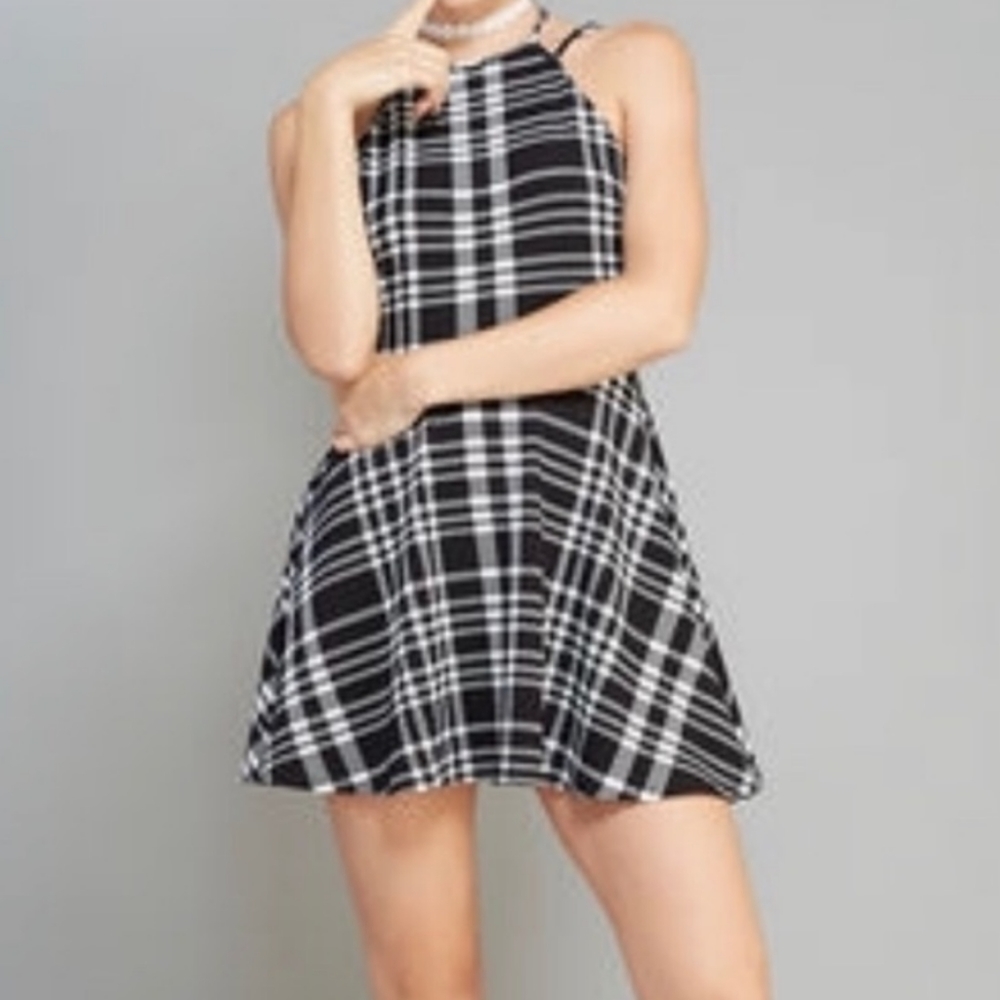 Clueless plaid skater dress